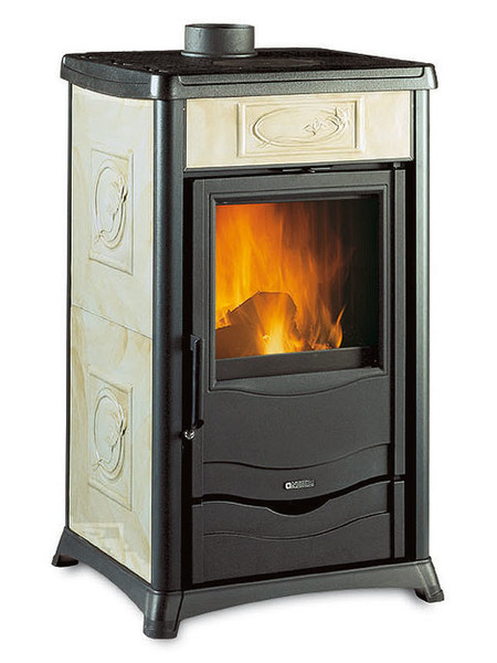 La Nordica Rossella Plus Liberty freestanding Firewood Beige,Black stove