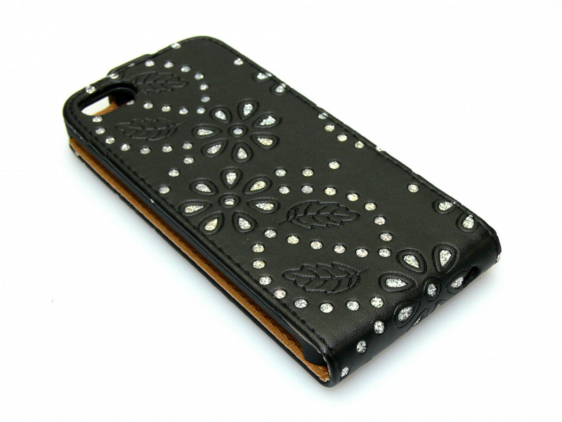 Sandberg Bling Cover flip iPh5/5S Black mobile phone feaceplate