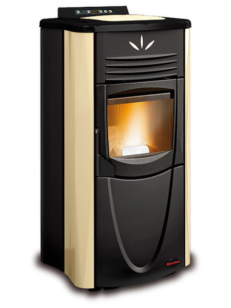 La Nordica Graziosa Steel Plus freestanding Pellet Beige,Black stove