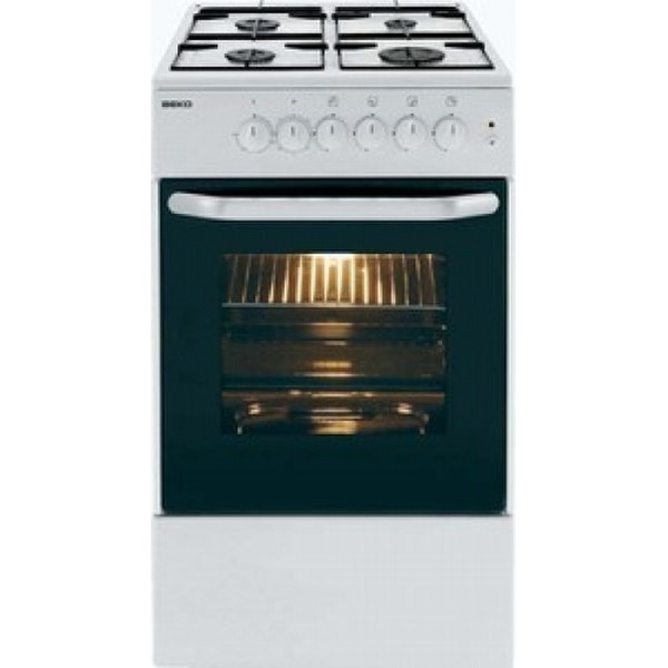 Beko CM 51011 S Freistehend Gas hob Weiß