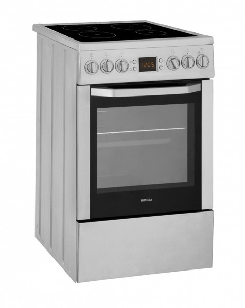 Beko CSM 57300 GX Freestanding Electric hob A Stainless steel cooker