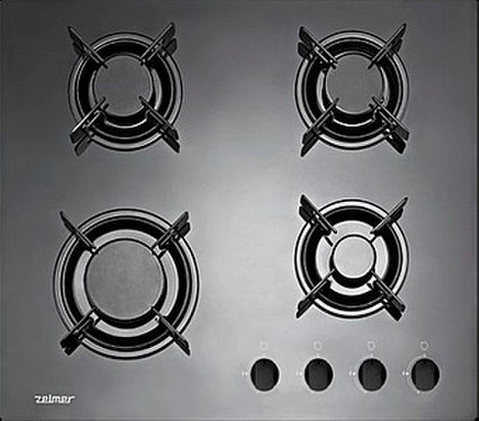 Zelmer ZPG6074SP built-in Gas Black hob