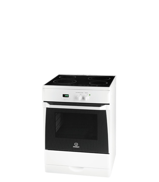 Indesit KN6I66A(W)/FR S Freistehend Induktionskochfeld A Weiß