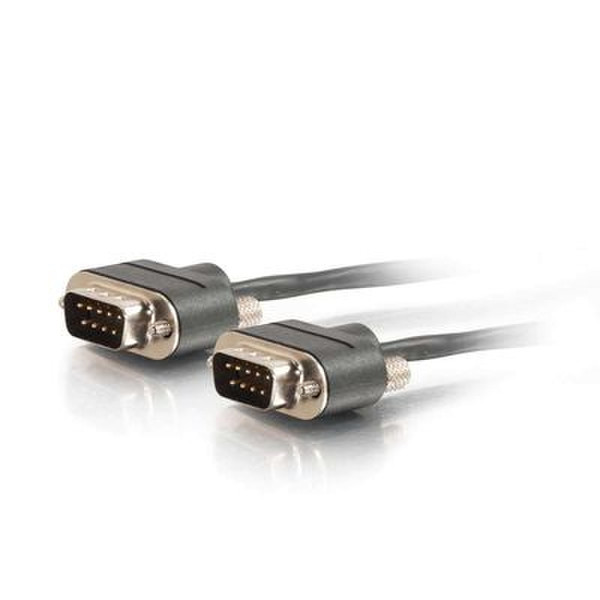 C2G 35ft, CMP-Rated Low Profile, DB9 Cable 10.6m VGA (D-Sub) VGA (D-Sub) Schwarz