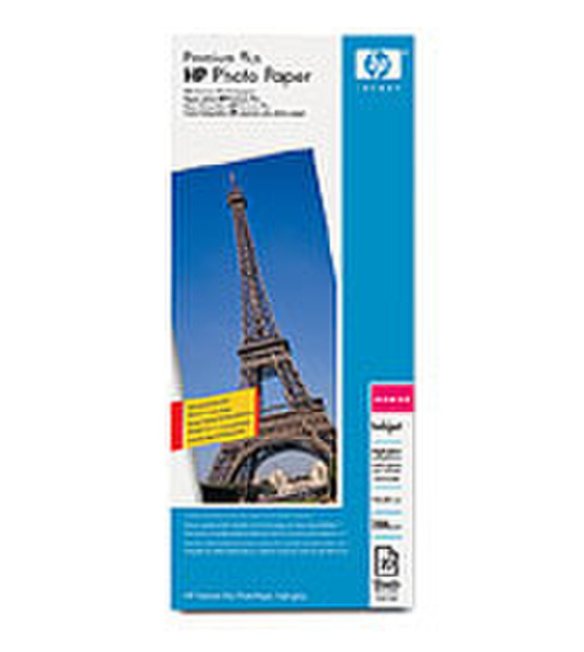 HP Premium Plus High-gloss Photo Paper-20 sht/Panoramic/10 x 30 cm фотобумага