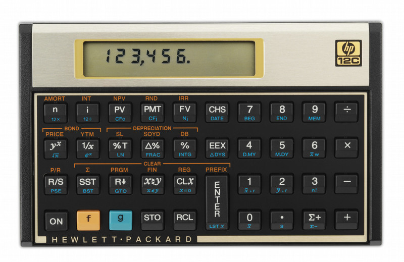 HP 12c Financial Programmable Calculator