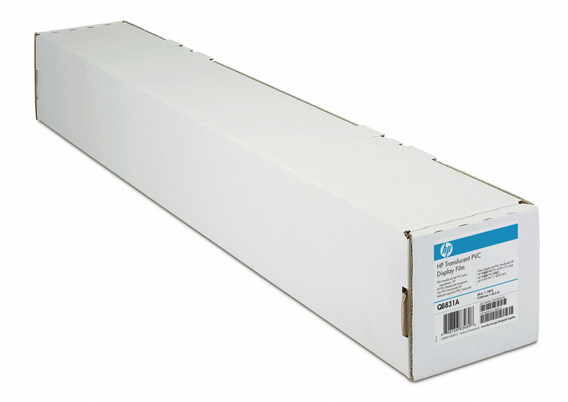 HP Translucent PVC Display-1524 mm x 30.5 m (60 in x 100 ft) matt white film