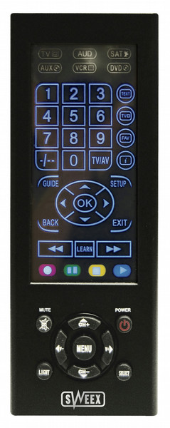 Sweex Universal Remote Control 6-in-1 Touchpanel пульт дистанционного управления