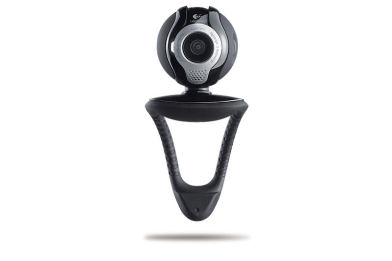 Logitech Quickcam S7500 1.3МП 1280 x 960пикселей USB 2.0 Черный, Cеребряный вебкамера