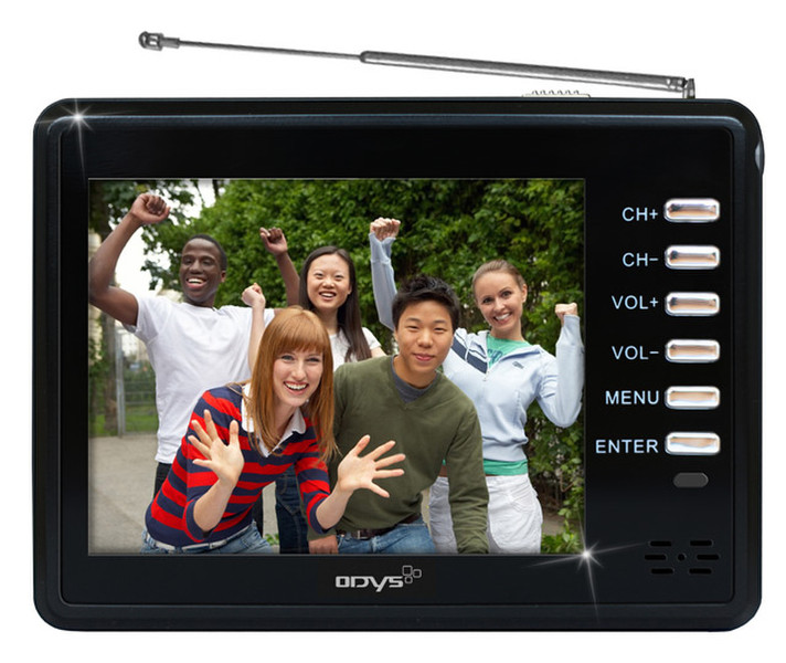 ODYS Multi Pocket TV 350 3.5" Black portable TV