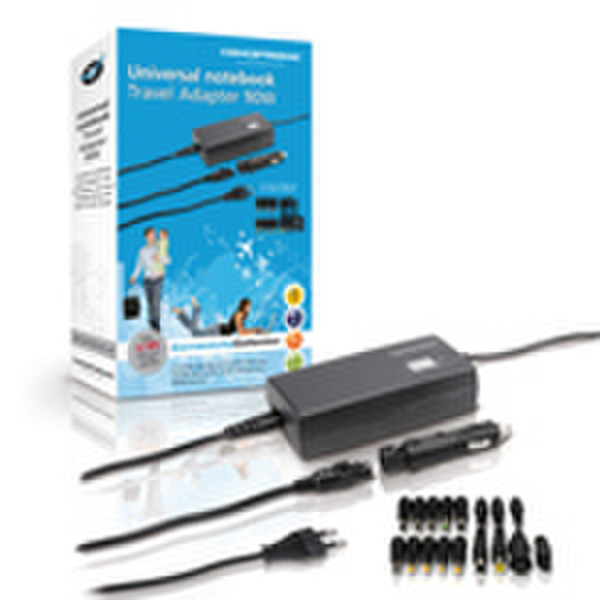 Conceptronic Universal Notebook Travel Power Adapter Черный адаптер питания / инвертор