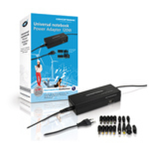 Conceptronic Universal Notebook Power Adapter 120W Черный адаптер питания / инвертор