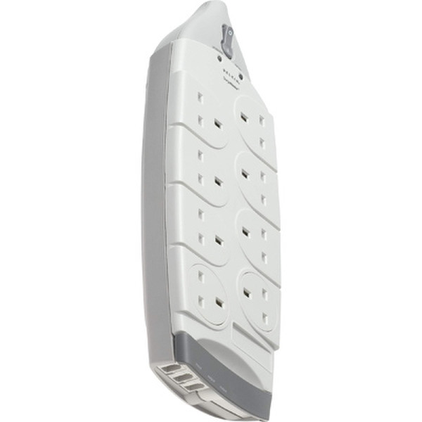 Belkin SurgeMaster 8AC outlet(s) 4m White surge protector