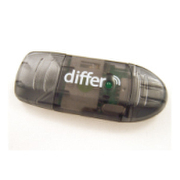 Differo USB Adapter SD Schwarz Kartenleser