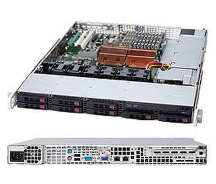 Supermicro SuperChassis 113TQ-700CB Niederprofil (superflach) 700W Computer-Gehäuse