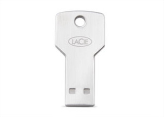 LaCie PetiteKey 16GB 16GB USB 2.0 Type-A Silver USB flash drive