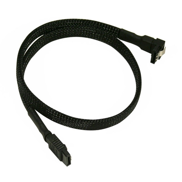 Nanoxia 900100031 0.3m SATA SATA Black SATA cable