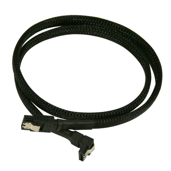 Nanoxia 900100032 0.6m SATA SATA Black SATA cable