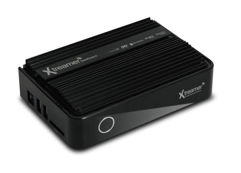 Xtreamer Sidewinder 3 WiFi 7.1 Wi-Fi Black digital media player