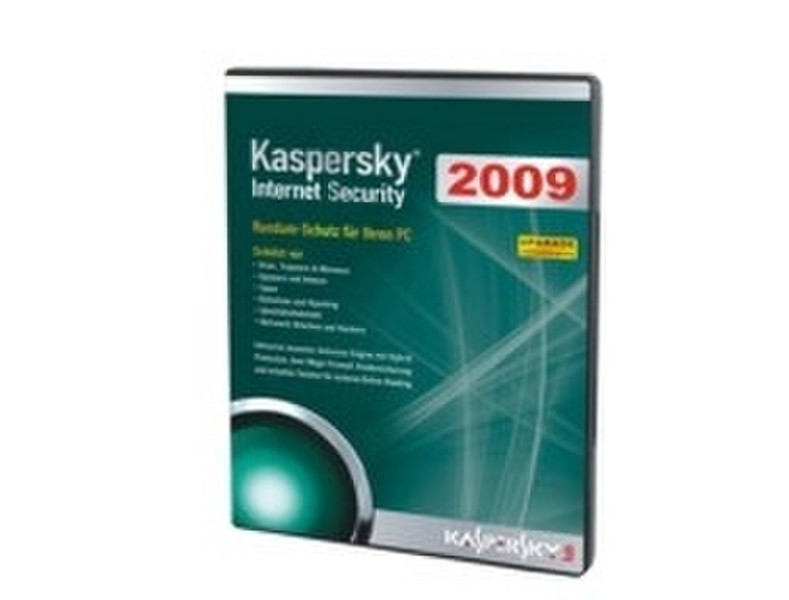 Kaspersky Lab Kaspersky Internet Security 2009 1 Liz.Up.DVD[DE]