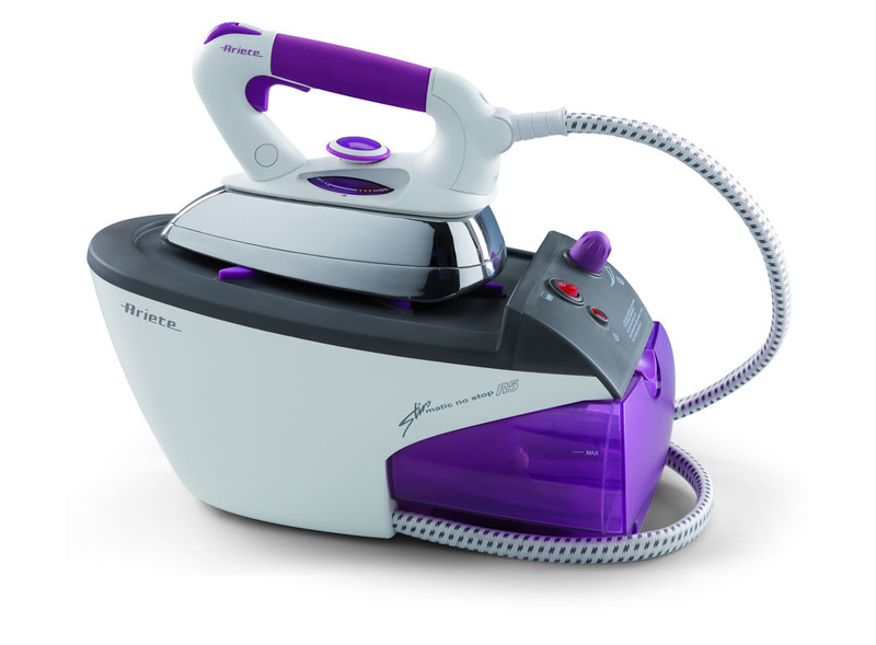 Ariete Stiromatic No Stop R5 2200W 1.1L Aluminium soleplate Violet,White steam ironing station