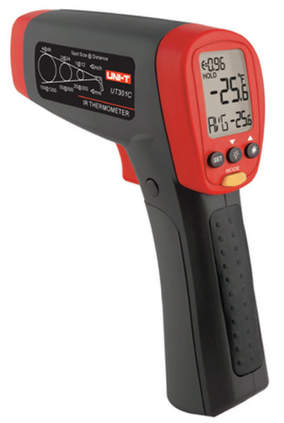 Uni-Trend UT301C Карман Infrared environment thermometer Серый, Красный