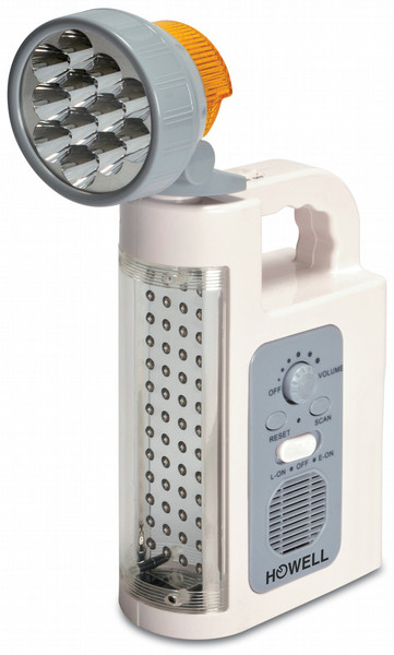Howell HO.LEDR64FM Universal flashlight LED Серый, Белый электрический фонарь