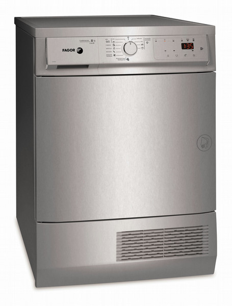 Fagor SF-820CELX freestanding Front-load 8kg B Stainless steel