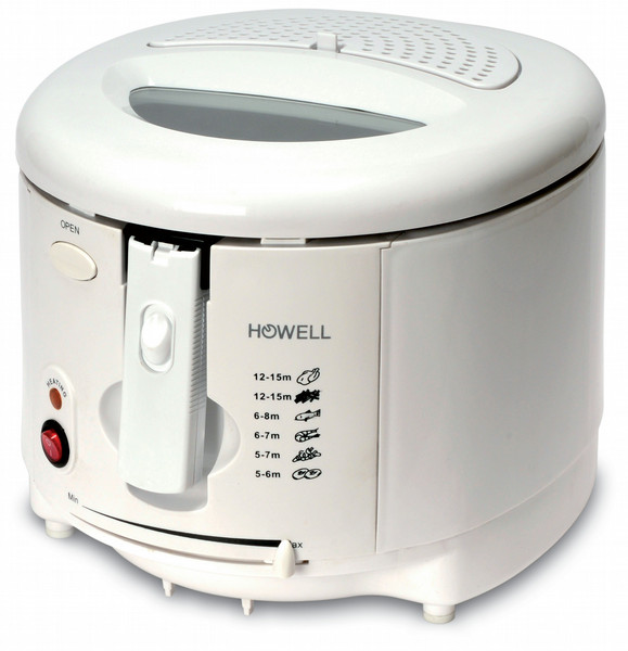 Howell HO.FR2003 Одиночный 2.5л 2000Вт Белый обжарочный аппарат