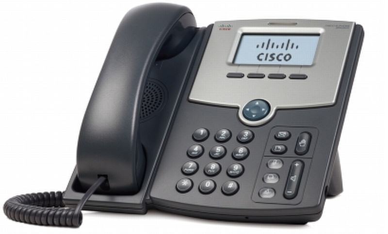 Cisco SPA502G Проводная телефонная трубка 1линий ЖК Черный