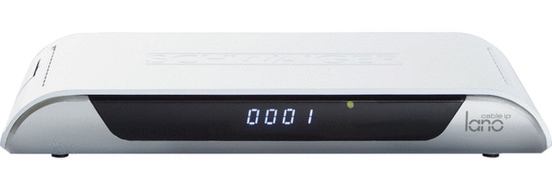 Schwaiger DCR606L Cable,Ethernet (RJ-45),IPTV Full HD Silver,White TV set-top box