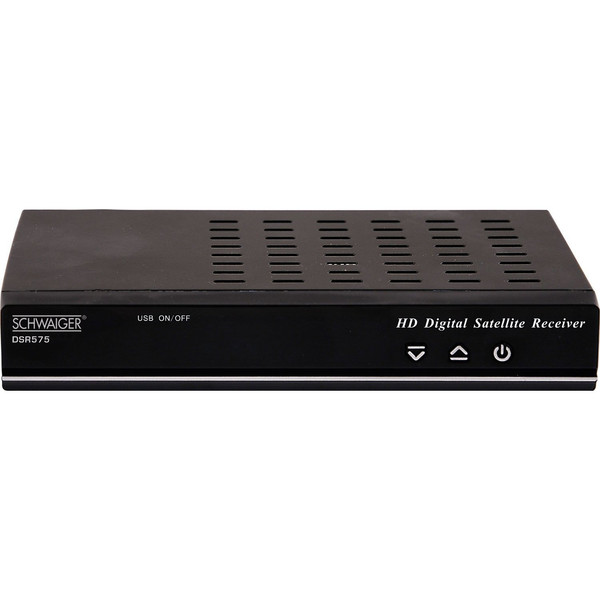 Schwaiger DSR597CIPL Satellite Full HD Black TV set-top box