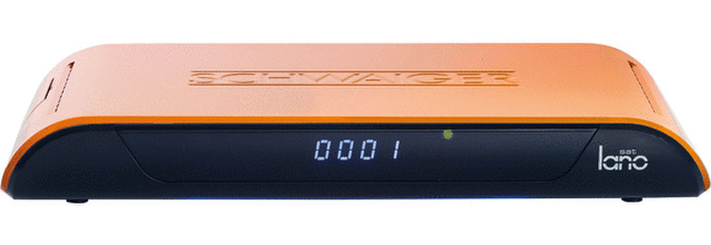 Schwaiger DSR601L Cable,Satellite Black,Orange TV set-top box