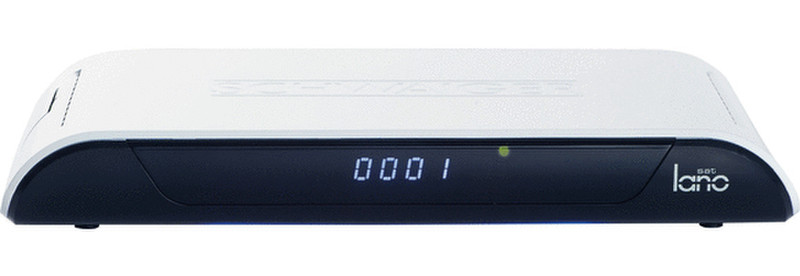 Schwaiger DSR601L Kabel, Satellit Schwarz, Weiß TV Set-Top-Box