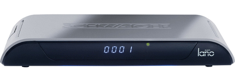 Schwaiger DSR601M Cable,Satellite Black,Grey TV set-top box