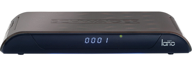 Schwaiger DSR601W Cable,Satellite Black,Brown TV set-top box
