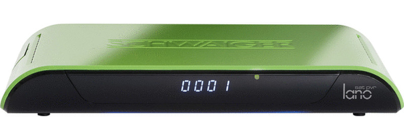 Schwaiger DSR602L Cable,Satellite Black,Green TV set-top box