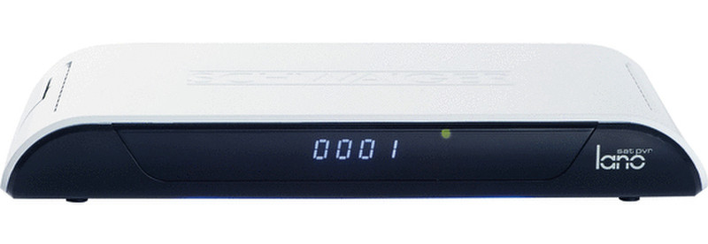 Schwaiger DSR602L Kabel, Satellit Schwarz, Weiß TV Set-Top-Box