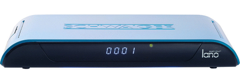 Schwaiger DSR602MH Kabel, Satellit Schwarz, Blau TV Set-Top-Box