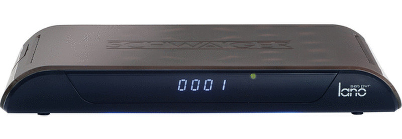 Schwaiger DSR602W Cable,Satellite Black,Brown TV set-top box