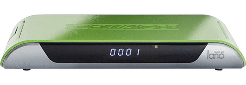 Schwaiger DSR605L Cable,Ethernet (RJ-45),IPTV,Satellite Full HD Black,Green,Silver TV set-top box
