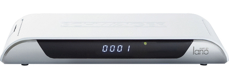 Schwaiger DSR605L Cable,Ethernet (RJ-45),IPTV,Satellite Full HD Black,Silver,White TV set-top box