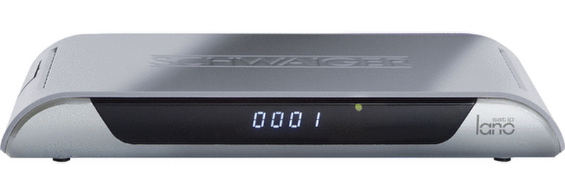 Schwaiger DSR605M Cable,Ethernet (RJ-45),IPTV,Satellite Full HD Black,Grey,Silver TV set-top box