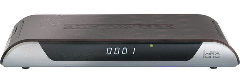 Schwaiger DSR605W Kabel, Satellit Full-HD Schwarz, Braun, Silber TV Set-Top-Box