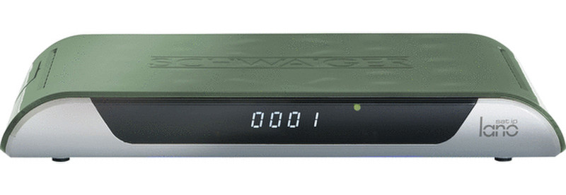 Schwaiger DSR605W Кабель, Спутник Full HD Черный, Зеленый, Cеребряный приставка для телевизора