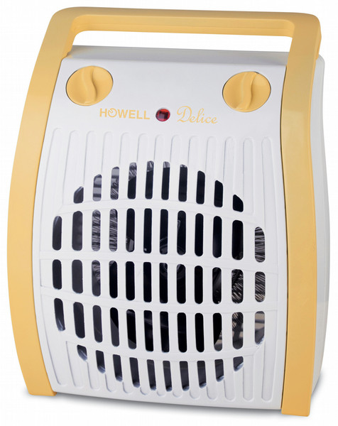 Howell HO.HTV210 Floor 2000W Beige,White Fan electric space heater