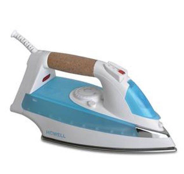 Howell HO.HFP2002N Dry & Steam iron Stainless Steel soleplate 2000W Black,Blue iron
