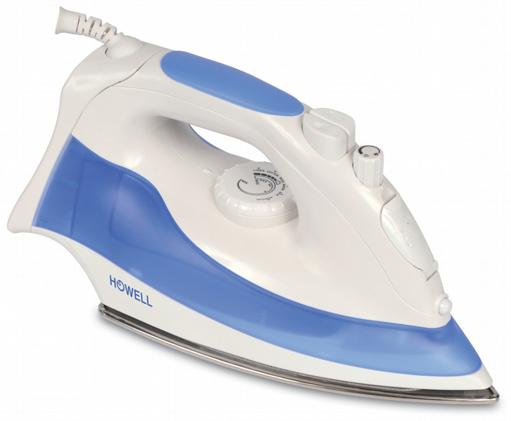 Howell HO.HFX335 Dry & Steam iron Stainless Steel soleplate 2000W Blue,White iron