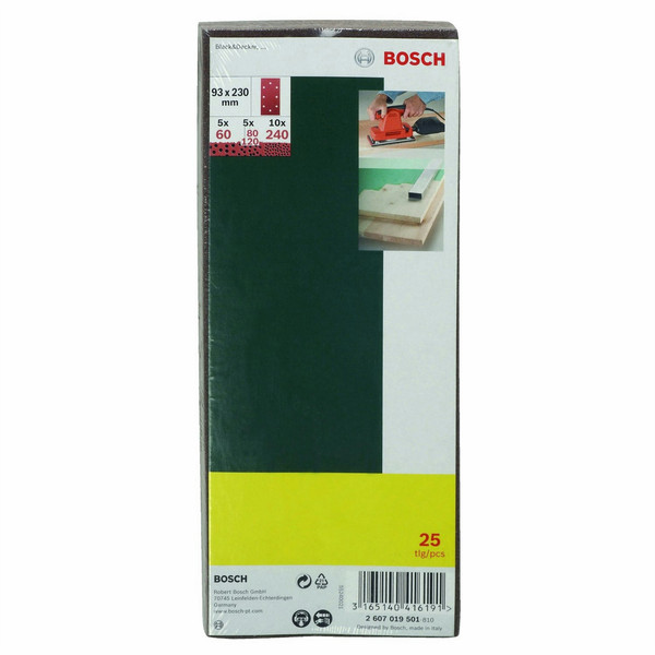 Bosch 2 607 019 501 25pc(s) sander attachment/supply