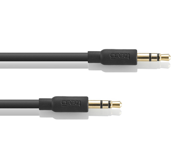 GEAR4 PG740 1m 3.5mm 3.5mm Schwarz Audio-Kabel